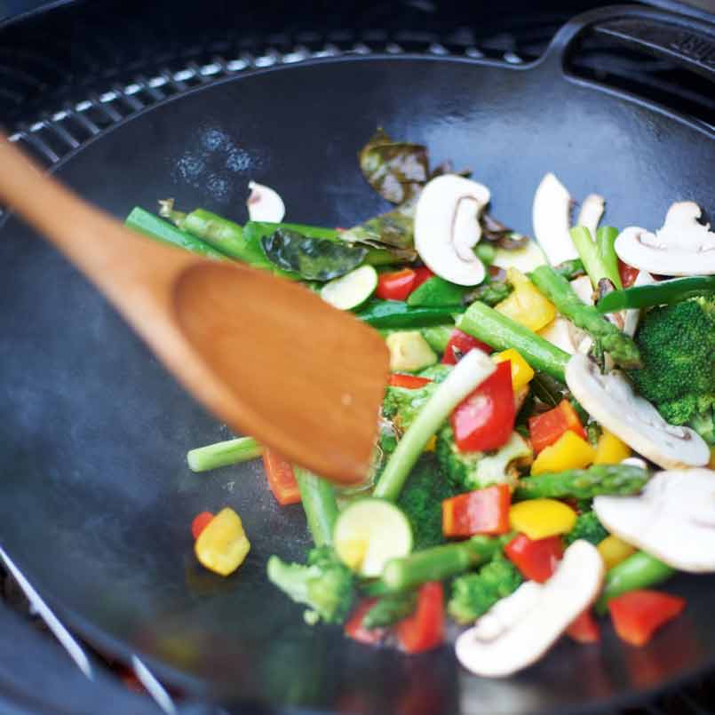 Wok en fonte Gourmet Weber